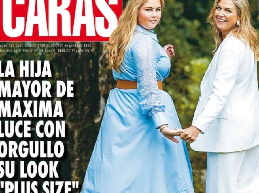 Polémica por la tapa de la revista Caras: ”el look 'plus size' de la hija de Máxima Zorreguieta”