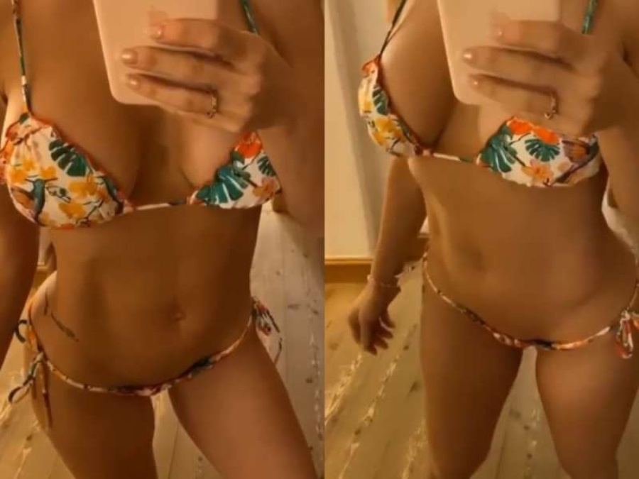 Evangelina Anderson enloqueció a sus fans... ¡en bikini!