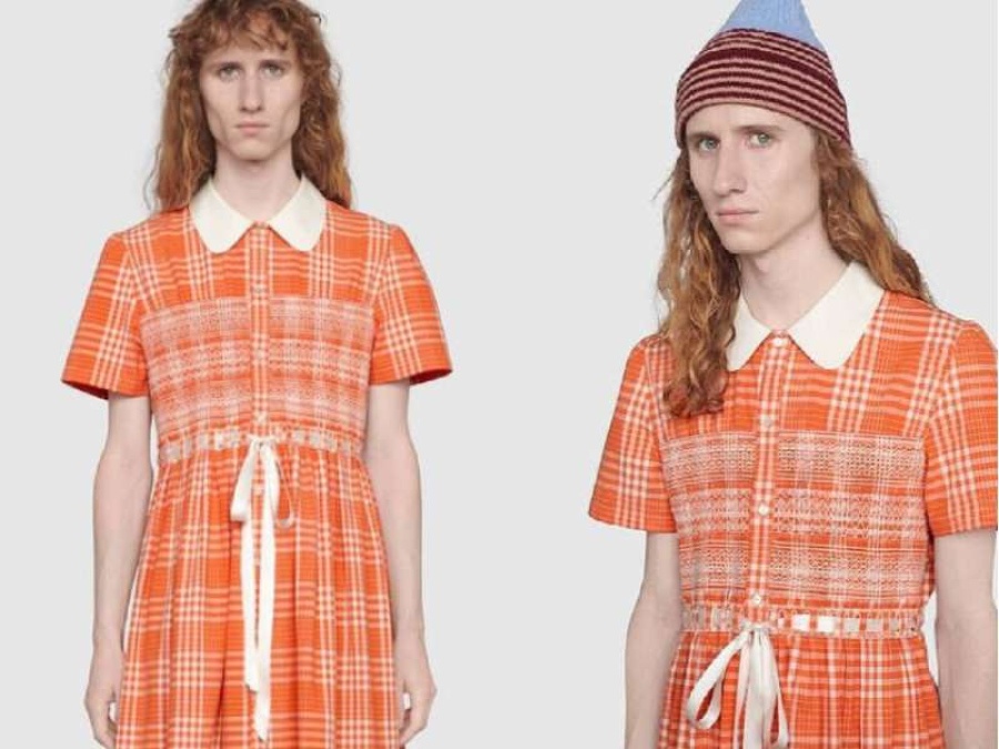 Una marca internacional lanzó este vestido masculino y es furor 