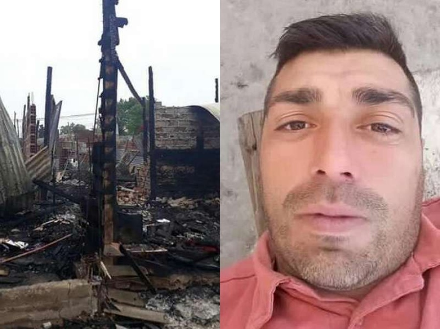 Prendieron fuego la casa de una familia de La Plata y señalan a un ex: ”Me pegaron una patada, me sacaron una muela y me amenazaron de muerte”