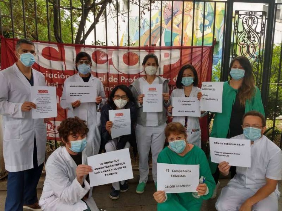 Profesionales de la Salud realizarán una caravana en La Plata: marcharán desde Plaza Olazábal hasta Plaza San Martín