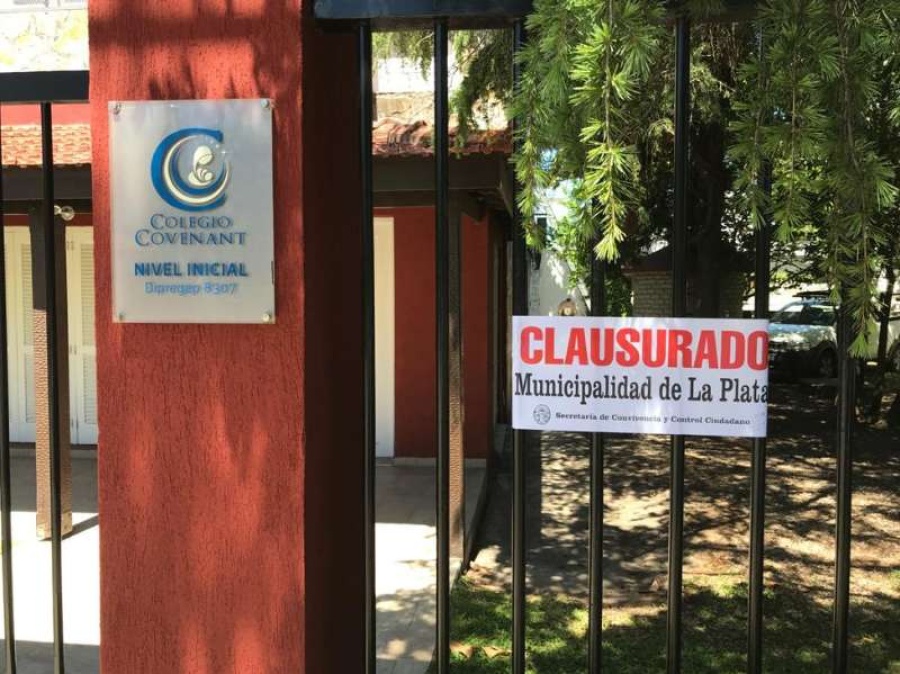 Un colegio privado de City Bell hacía una obra ilegal y se la clausuraron: fue denunciado por los vecinos