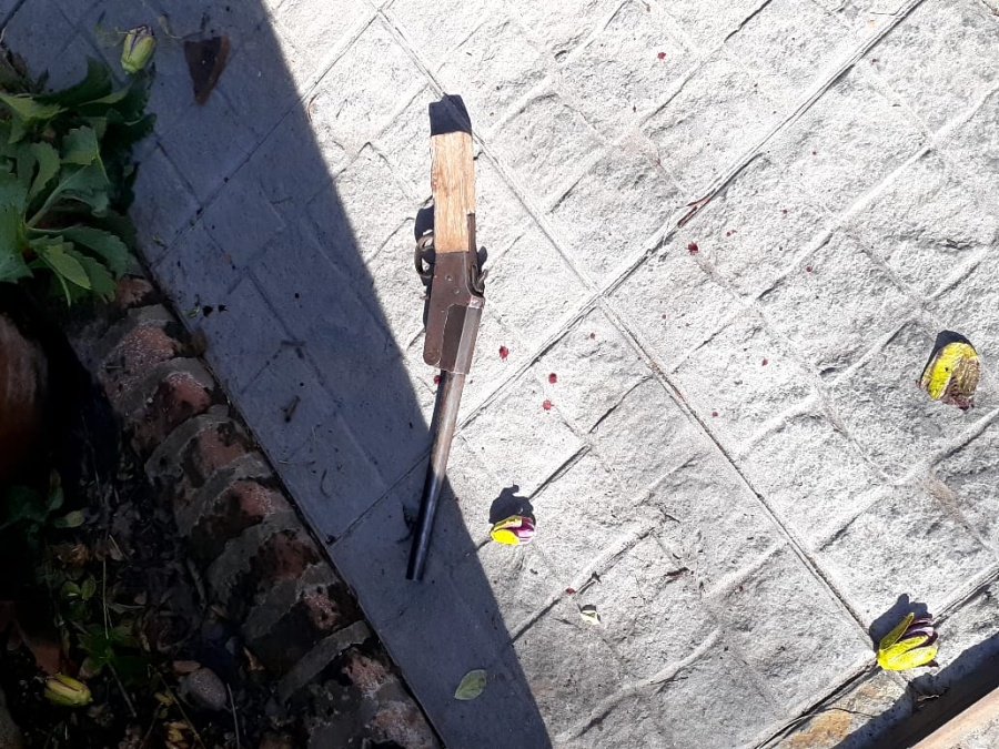 Entraron a una casa de La Plata a robar, los sacaron corriendo y se olvidaron el arma