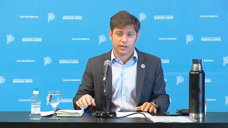 Axel Kicillof sobre la pandemia en la Provincia: ”Se sigue observando una baja sistemática pero lenta”