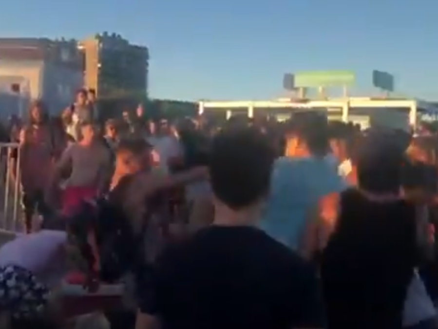 Batalla campal en una playa de Pinamar y habría rugbiers de La Plata involucrados en el enfrentamiento