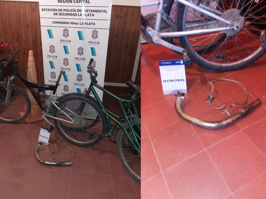 Robaba bicicletas en City Bell y lo atraparon los vecinos