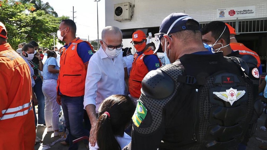 Cuatro muertos al incendiarse el ala para pacientes de COVID-19 en un hospital de Brasil