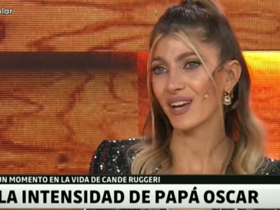 Cande Ruggeri contó cuando Oscar cayó de sorpresa y la sorprendió con su nuevo novio