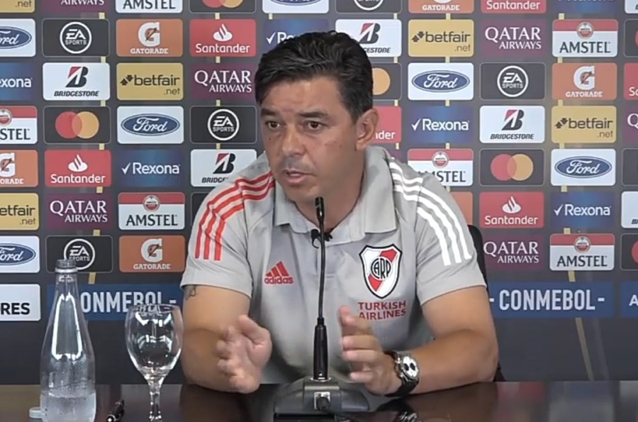 Marcelo Gallardo se defendió ante las críticas: ”Que me sigan esperando; a mi no me va a dañar un resultado”
