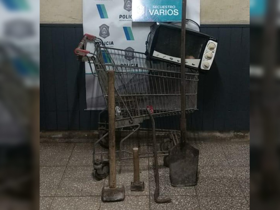 Se habían robado hasta un changuito: siete allanamientos y cuatro detenidos por robo en La Plata