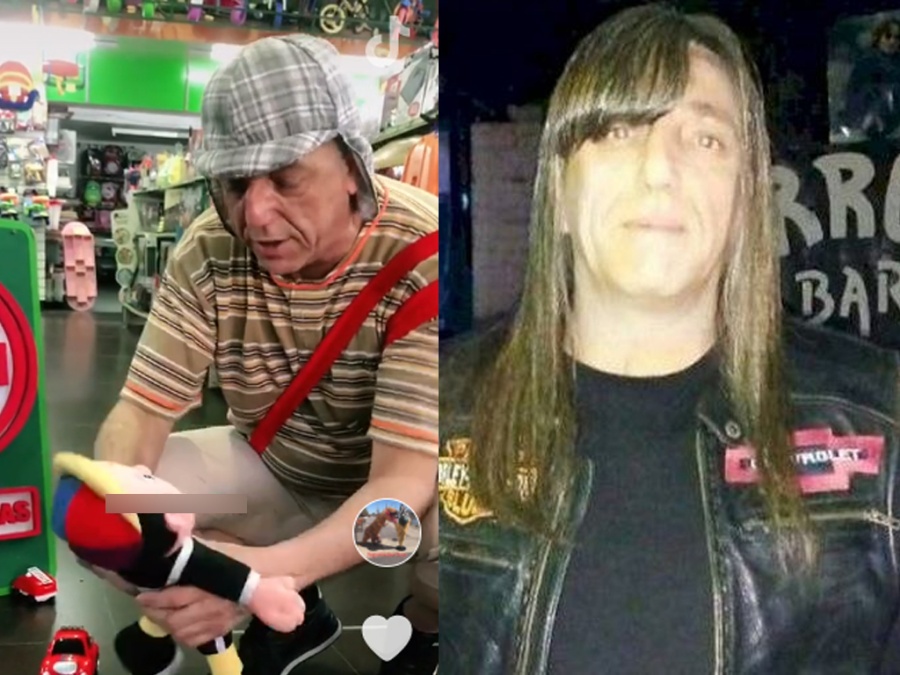 El ”Chavo metalero” se animó a disfrazarse y causó furor en TikTok