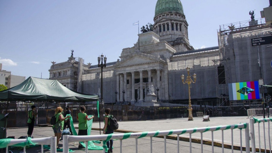 Debate sobre el aborto: así será el operativo de seguridad en el Congreso