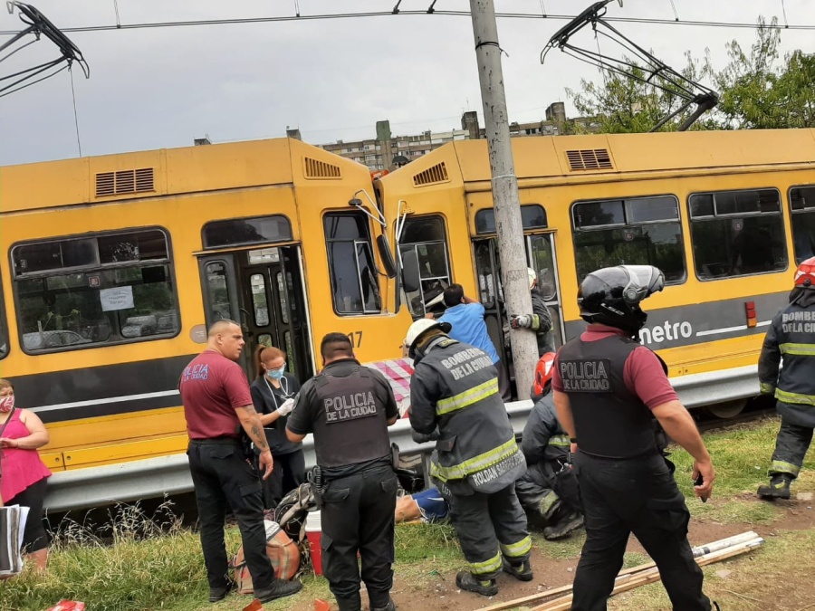 Un choque ferroviario dejó al menos 5 heridos en Villa Lugano