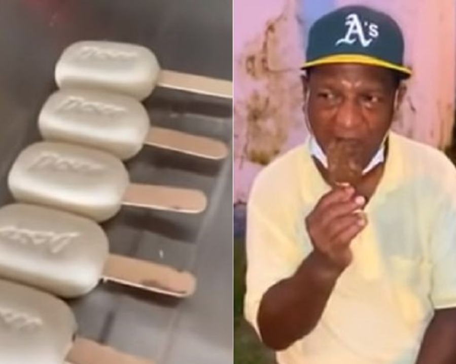 Un influencer le regaló helados de jabón a personas en situación de calle y se ganó el repudio de las redes sociales