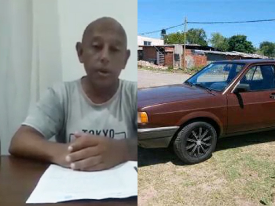 A un platense enfermo le robaron el auto el mismo día que lo compró: ”Es lo único que tenía para trabajar”
