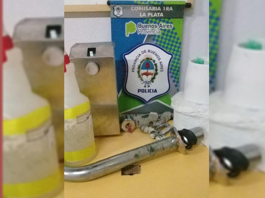 Cayó un joven detenido por querer robar el jabón del baño en un restaurante de La Plata
