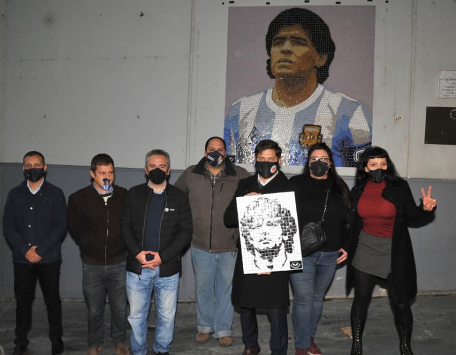 El Gobierno Bonaerense homenajeó en La Plata a Maradona