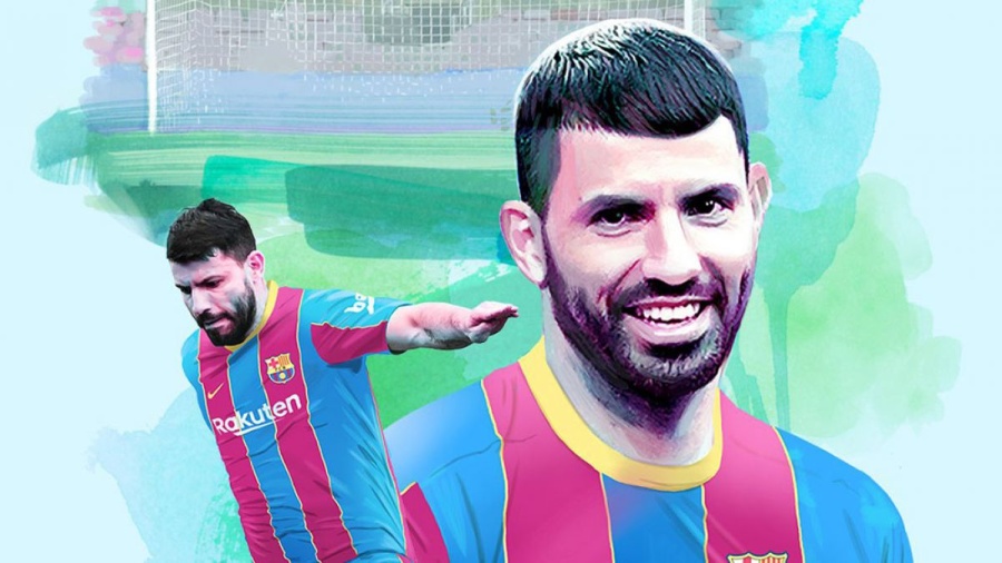 Barcelona oficializó la incorporación del Kun Agüero