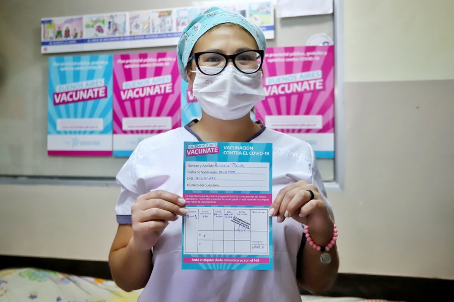 Ya hay más de 11 mil vacunados contra el COVID-19 en La Plata
