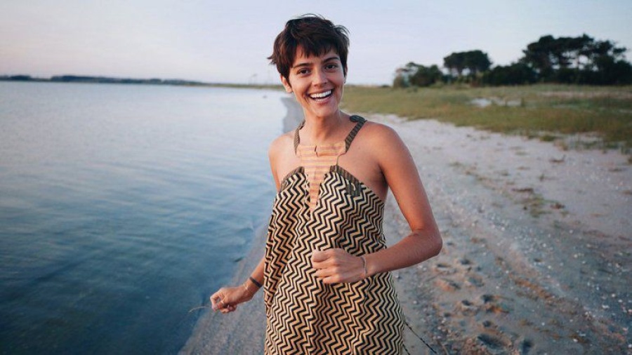 Sin ropa y entre las plantas: así pasó el año nuevo Calu Rivero