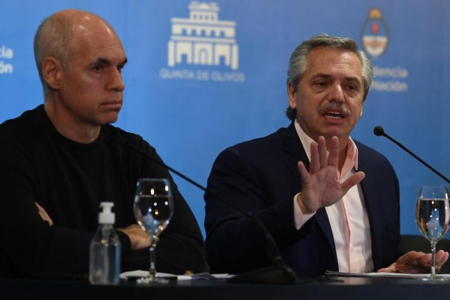 Alberto Fernández convocó a Horacio Rodríguez Larreta a una reunión de urgencia por la suba de los contagios