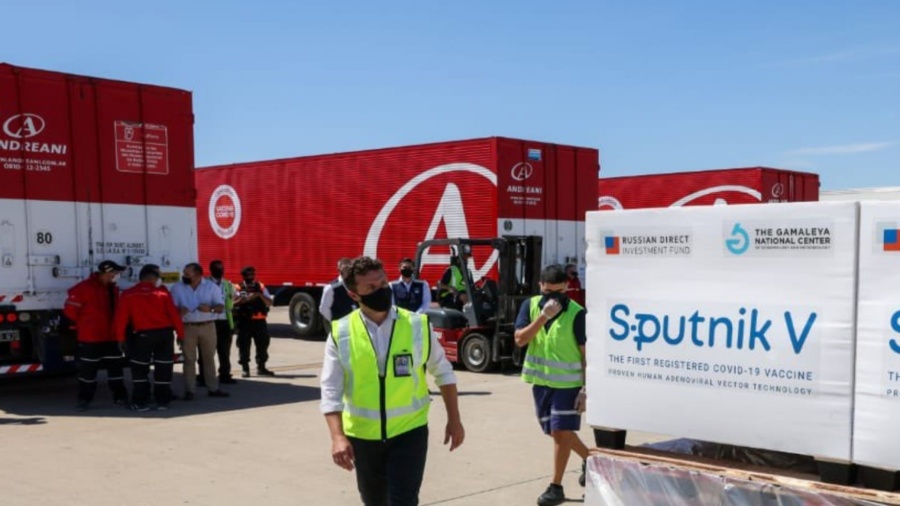 Se completó la distribución de las 300 mil dosis de la vacuna Sputnik V en todo el país