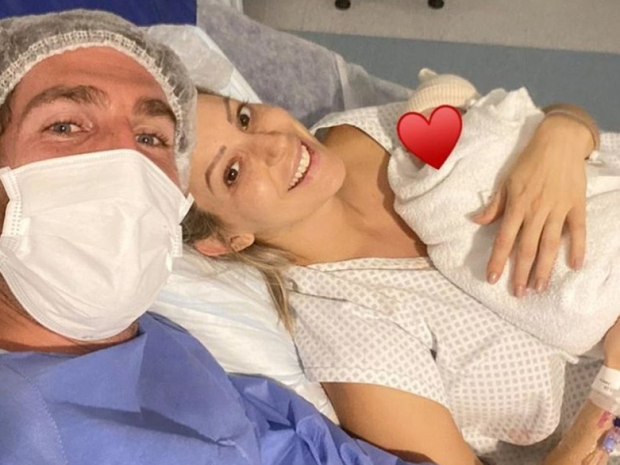 La primera foto de Noelia Marzol y Ramiro Arias con su hijo: ”Soy intensamente feliz”