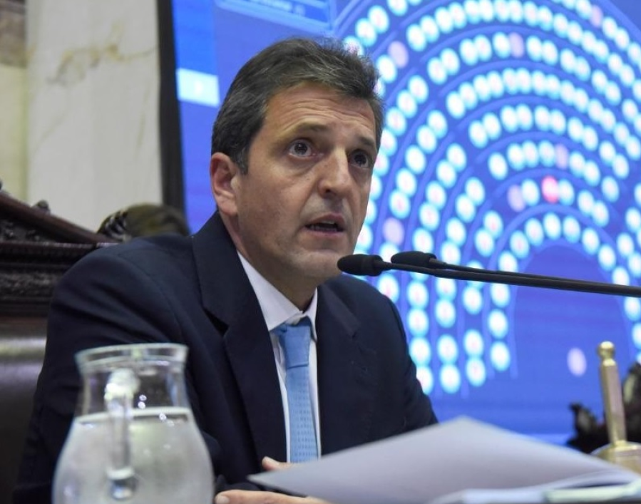 Sergio Massa fue reelecto como presidente de la Cámara de Diputados