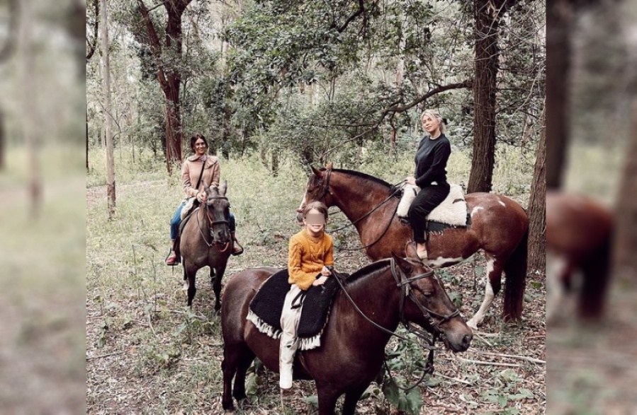 Wanda Nara compartió fotos disfrutando del sur argentino: ”Las vacaciones preferidas de mis hijos”
