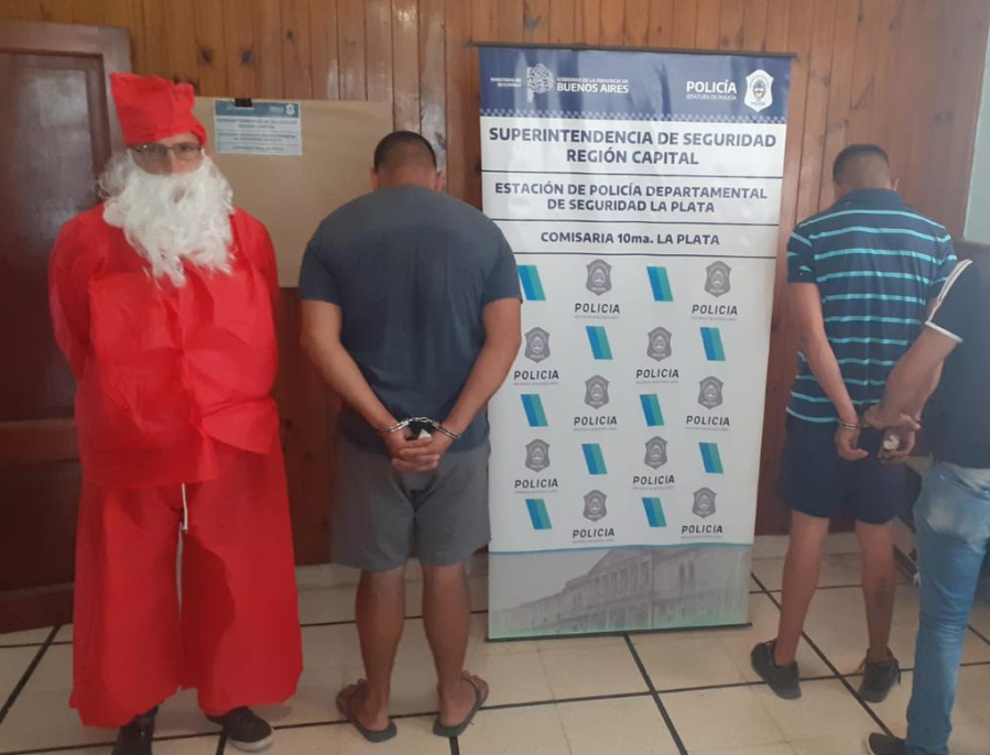 Papá Noel fue clave para atrapar en City Bell a un prófugo: insólito pero efectivo truco de la policía