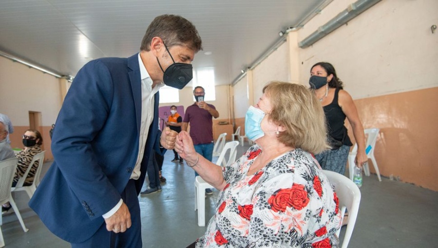 Kicillof: ”Estamos por llegar al millón de vacunados y ya hay unos 150 mil turnos más para los mayores de 70 en estos días”