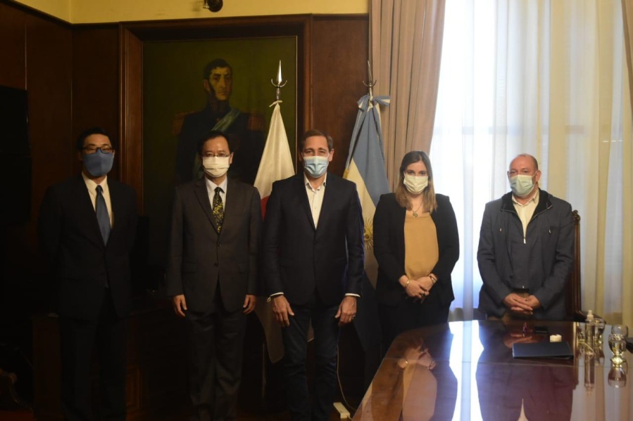 Garro se reunió con el Embajador de Japón, uno de los países más exitosos en la lucha contra el COVID-19