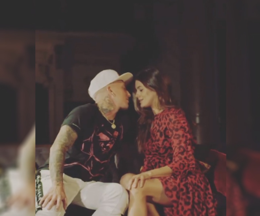 ¿Hubo 'chape'? El Polaco subió un adelanto de su clip con Natalie Perez y en una escena se los ve muy cerca