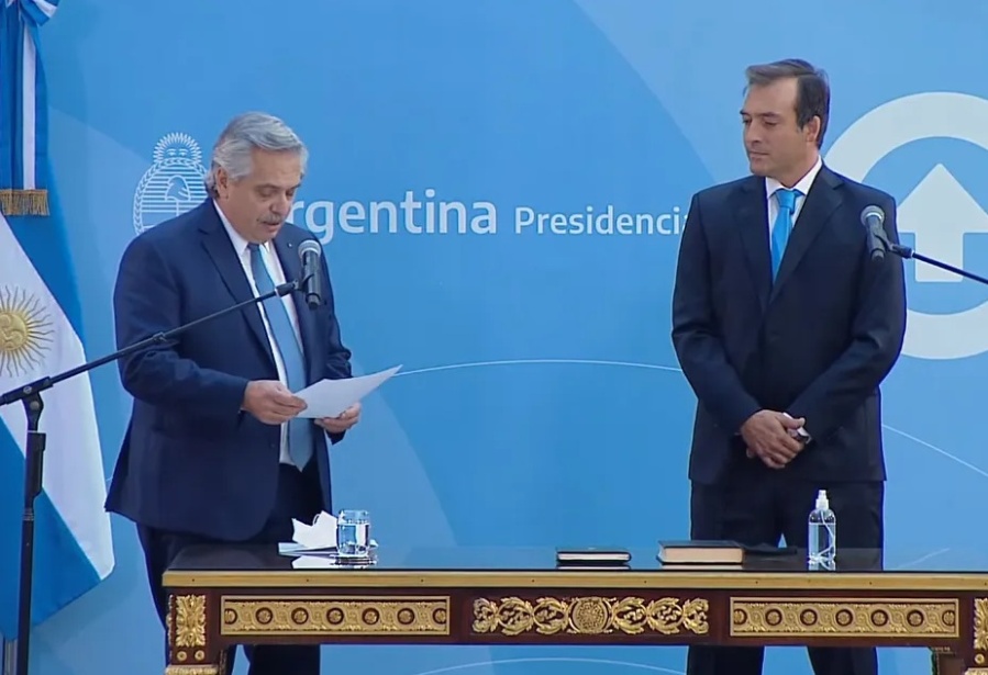 Martín Soria juró como nuevo ministro de Justicia