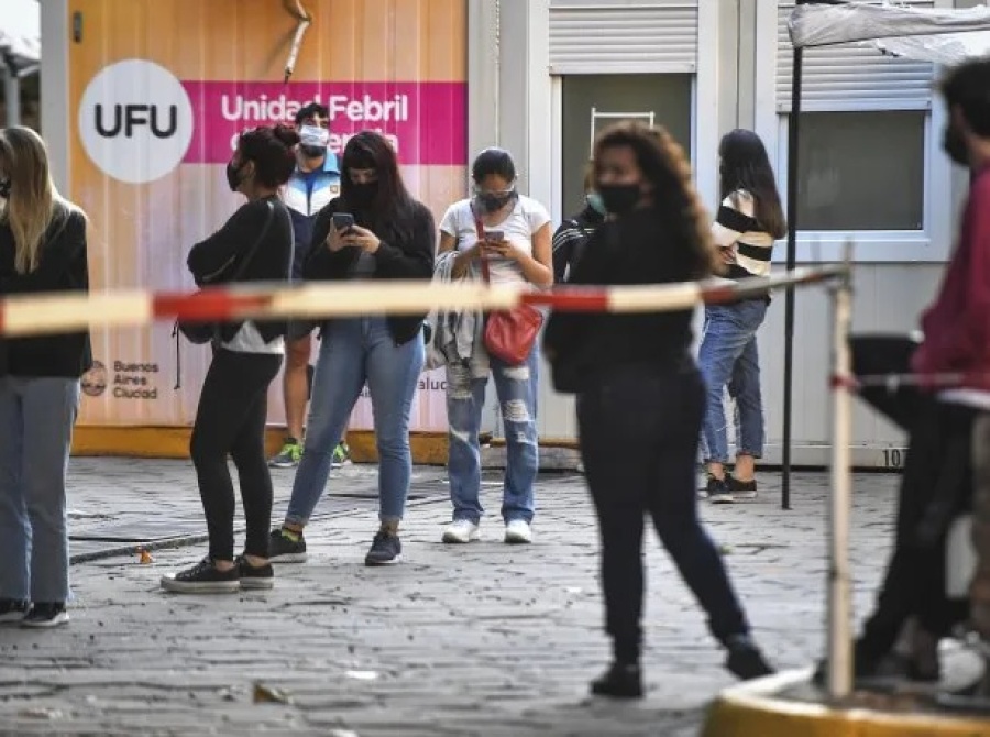 La Ciudad de Buenos Aires registró un récord diario de casos de COVID-19