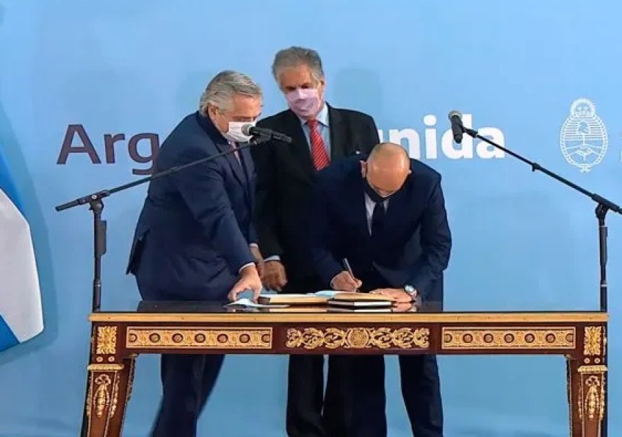 Alexis Guerrera juró como ministro de Transporte en reemplazo del fallecido Mario Meoni