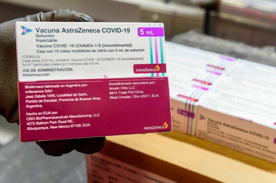 Llegan a las provincias más de 900 mil dosis de AstraZeneca