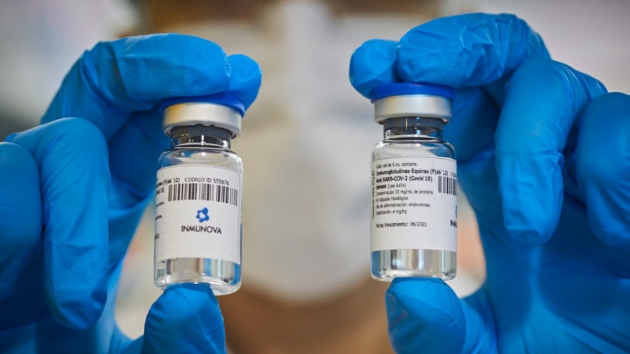 Comienza la distribución del suero nacional para el tratamiento de pacientes severos de COVID-19