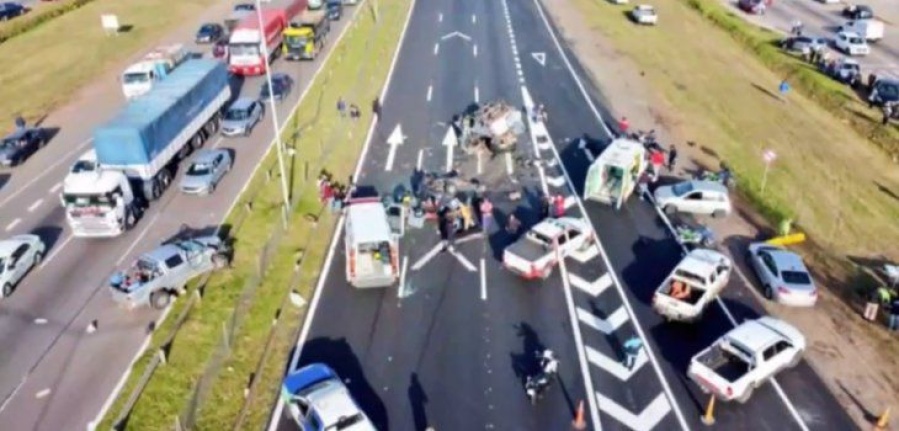 Accidente fatal en Panamericana: un muerto y cuatro heridos graves