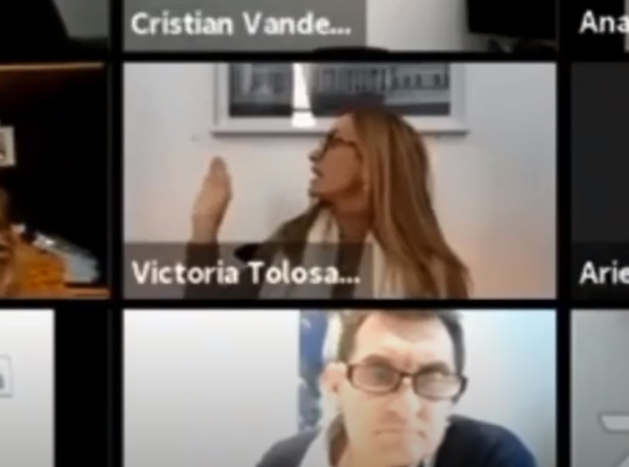 La reacción de Victoria Tolosa Paz en la sesión: ”Todo fue para defender los derechos laborales ante el ataque de JxC”