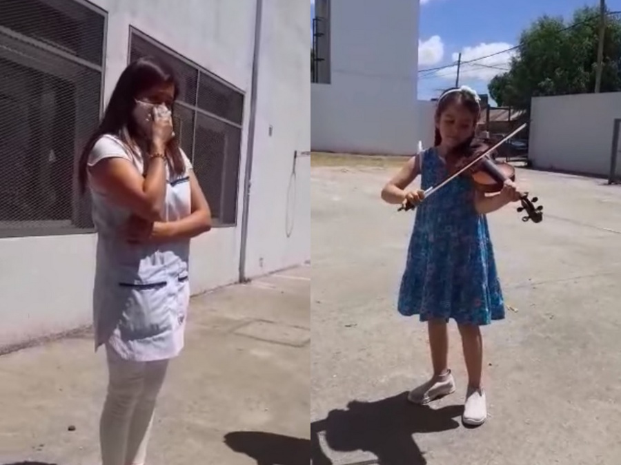 El regalo de una niña de 5 años que emocionó a su maestra en Los Hornos y dejó a todos llorando