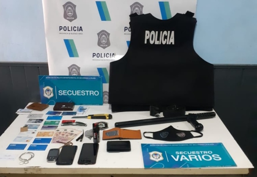 Cayeron tres falsos policías usurpadores en La Plata